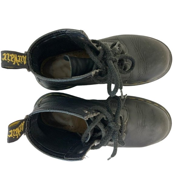 Dr Martens 101 Ub Bex 6 Eye Boot In Black Pisa Size 7 - Picture 4 of 7